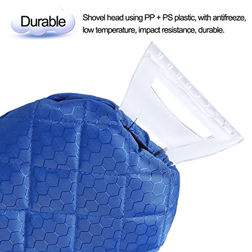 Ice Scraper Mitt Snow Brushes Snow Scrapers for Car Warm Snow Gloves Waterproof Snow Shovel Auto Snow Brush Auto Ice Scraper Scratch Free Auto Snow Removal Shovel Glove Blue - Thumbnail 4