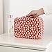Large Cosmetic Bag Train Cases, Makeup Pouch Organizer Hanging Toiletry Bag Bird