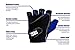 Gym Gloves For Powerlifting,Weight Training, Biking, Cycling Premium Quality Weights Lifting Gloves w/ Washable - Gloves For Callus And Blister Protection Blue L
