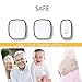 Wireless Doorbell, BRIGHTSHOW Waterproof Wall Plug-in Cordless Door Chime at 1000-feet Range with 36 Tunes, 1 Push Button & 2 Receivers without Battery Required (White)