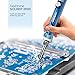 TasiHome 110 V 60W Soldering Iron Kit With Temperature Adjustment For Reliable Electronic Circuit Repairs By Eliminating Component Damage. Robust Electrical And Jewelry Repairs
