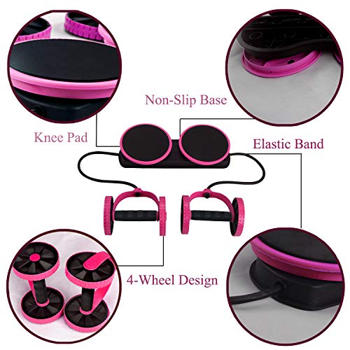 Darhoo-Ab-Roller-Wheel-Ab-Wheel-Exercise-Fitness-Equipment-5-in-1-Multi-Functional-Core-Ab-Workout-Abdominal-Wheel-Machine-Ab-Roller-Home-Gym-Equipment-for-Both-Men-Women