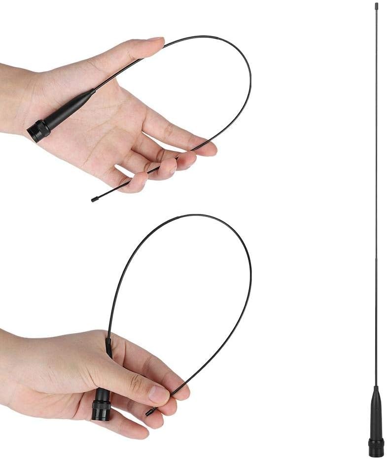 Bewinner BNC Radio Antenna, BNC Connector BNC Head Soft Antenna 10W UV Dual Band Walkie Talkie 144/430MHz Two Way Radio Soft Antenna - Image 4