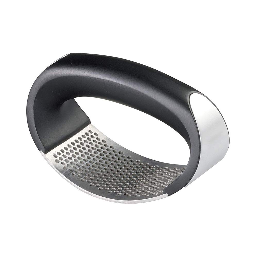 ESHOO Garlic Press Garlic Peeler Set Stainless Steel Professional Grade Manual Garlic Press Crusher Squeezer Masher Mincer Tool