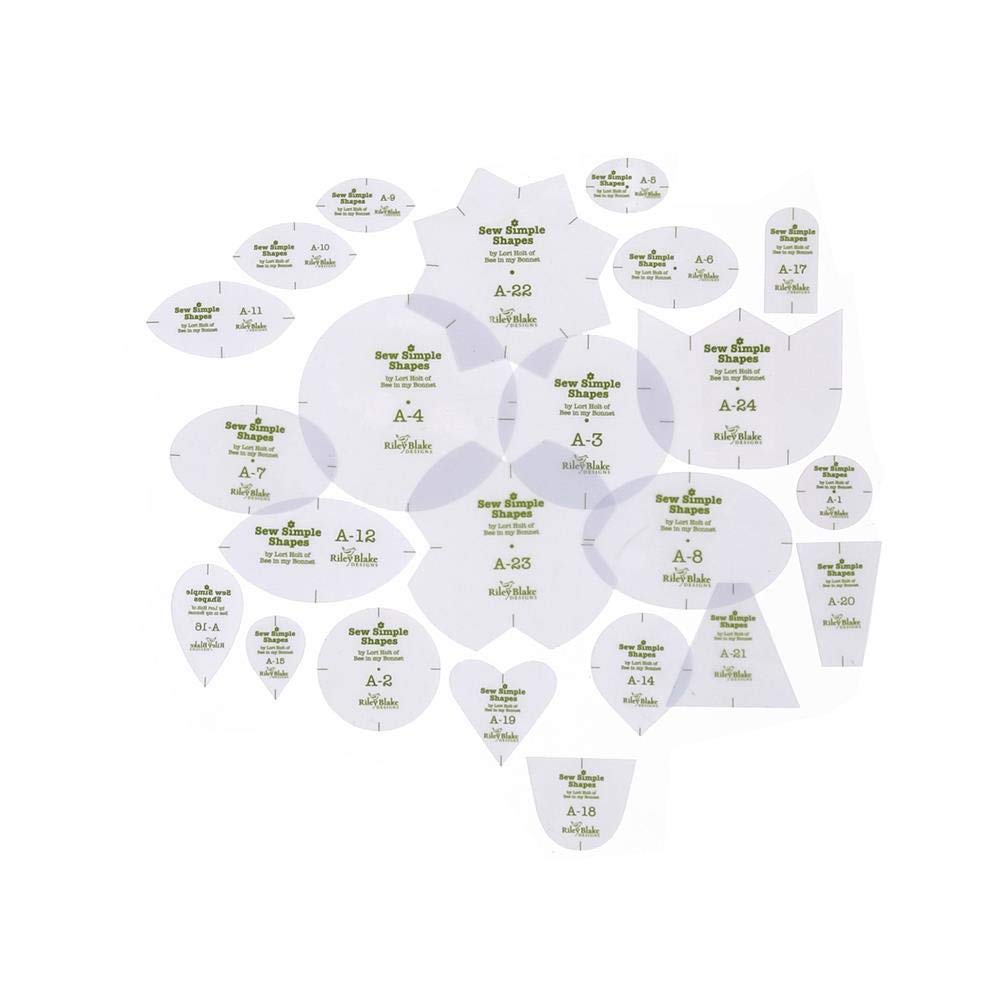 Riley Blake DesignsTemplate Set Bloom, Multi, Each