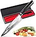 Zulay Kitchen 8 Inch Chef Knife Full Tang Damascus Steel for Professional Cutting Chopping Cooking Meat Steak Fish Vegetables and More