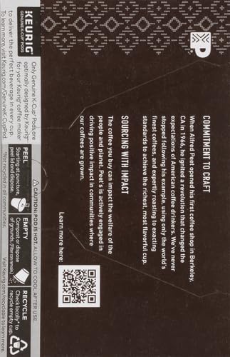 PEET’S COFFEE K-CUP PACK COLOMBIA LUMINOSA, 10CT