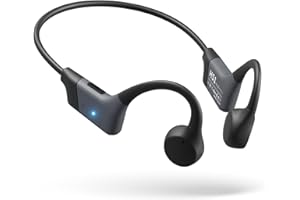 Filenor Bone Conduction Headphones, 2025 Upgrade Open-Ear Wireless Bluetooth Workout Headphones with Microphones, 8Hr Playtime, Waterproof Earphones for Sports, Running, Gym, Hiking, Cycling