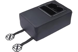Center Console Box Organizer, Car Rear Seat Armrest with Cup Holder, Automotive Interior Storage Organizer, Large Storage Box