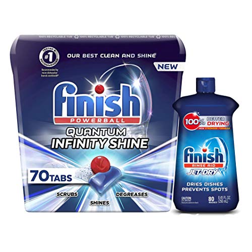 Finish Quantum Infinity Shine 70 Count Dishwasher Detergent