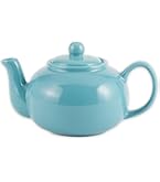 White Porcelain Diana Teapot - 2 Cup Capacity, Microwave & Dishwasher Safe