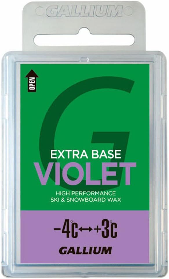 GALLIUM Ski wax EXTRA BASE VIOLET SW2075 100g (-4°C to +3°C)