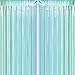 Blue Tinsel Foil Fringe Curtains - Under The Sea Baby Shower Birthday Photo Backdrops Bachelorette Wedding Bridal Shower Party Decor Photo Booth Props Backdrops Decorations, 2pc