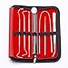 Tenozek 7 PCS Dental Tools Stainless Steel Dental Hygiene Kit, Dental Pick,Tooth Scraper Plaque Tartar Remover, Teeth Cleaning Tools for Oral Care&Pet Use Black