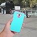 LUXCA Hybrid Dual Layer Defender Armor Case for Samsung galaxy J7 - Teal Pink Armor