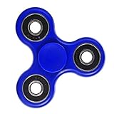 BING RUI CO- Fidget Spinner Decompression Hand Spinner Toy With Premium Hybrid Ceramic Bearing - Finger Toy, Perfect For ADD, ADHD, Anxiety, and Autism Adult Children (big bule)