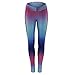 Oksale Women Printted Sports Gym Skinny Fitness Stretchy Yoga Pants Leggings (S)