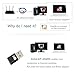 Amotus WiFi Adapter AC600 Dual Band Wireless 802.11ac Nano Wifi Receiver USB Network Dongle for Windows XP/ Vista/ 7/ 8/ 8.1/ 10(32/64bits)/ Linux/ MAC OS