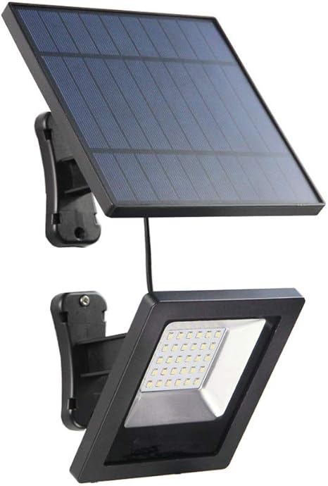 luz solar led con panel 3 metros cable