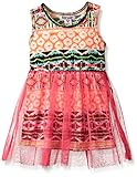 kensie Girls' Printed Racer Back Tank Dress