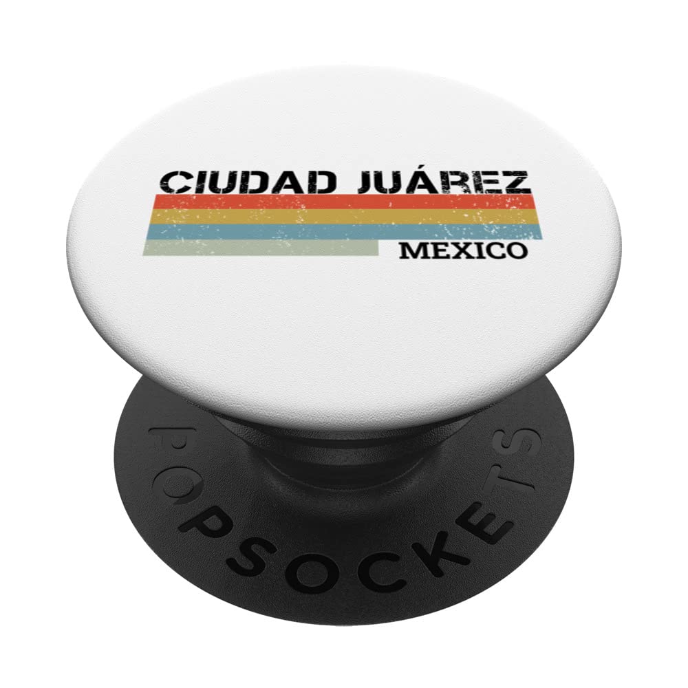 Ciudad Juarez Vintage Stripes PopSockets Swappable PopGrip