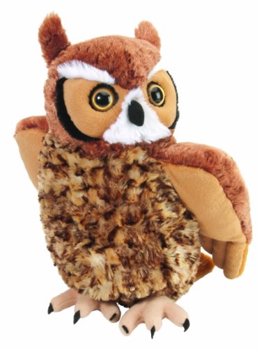 Wild Republic Cuddlekin Great Horned Owl 12" Plush