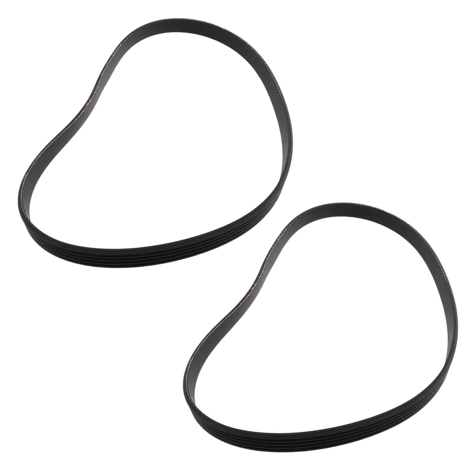 LT Easiyl 2pcs 5PJ605 V-Ribbed Belt Rubber Drive Belt Replacement V-Belt Compatible with SCHEPPACH HMS 850/1070 Trimmers (605x12mm)