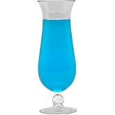 GET HUR-20-CL-EC Cheers - Break-Resistant Plastic Hurricane Glasses, 20 Ounce, 4 Pack, Clear