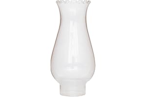 GXFCCYXT 1 1/4 Inch Base by 5 Inch Height Tiny Oil Lamp Chimney Kerosene Lamp Shade Oil Lamp Glass Replacement for Miniature Oil Lamps