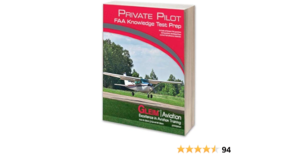 Gleim Private Pilot Faa Knowledge Test 9781618541277 Amazon Com Books