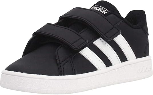 adidas grand court trainers infant girls