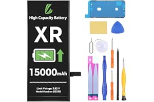 LL TRADER Battery for iPhone XR, 15000 mAh High Capacity Replacement Battery for iPhone XR (A1984, A2105, A2106, A2107, A2108
