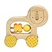 Petit Collage Wooden Push Along Animal Car Lion