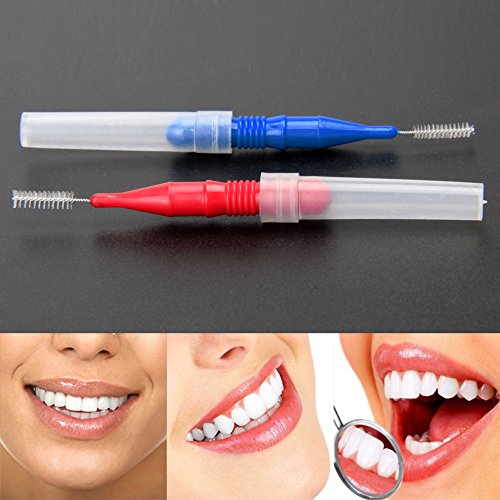 Flossers For Braces Braces Flossers - 50 pcs Tooth Floss Oral Hygiene Dental Floss Soft Plastic Interdental Brush Toothpick Healthy for Teeth Cleaning Oral Care - Brace Flossers