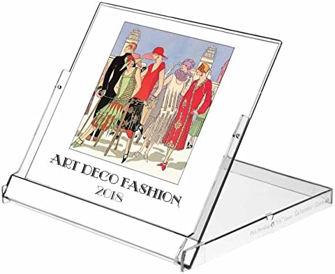 Ars Antigua 2018 Art Deco Fashions CD-style Desk Calendar • 16 month CD-style Desk Calendar ((Jan.1, 2018 - April 30, 2019), Choose the image you want displayed for any month.