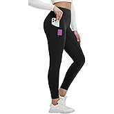 baleaf Women's Fleece Lined Leggings Thermal Warm Winter Tights High Waisted Yoga Pants Cold Weather with Pockets