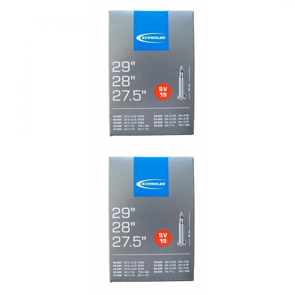 Schwalbe Unisex's SV19 Inner Tube, Black, One Size/40 mm