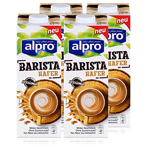 Alpro-Barista-Hafer-1L-Biologischer-Haferdrink-Aufschaeumbar-Milder-Geschmack-Von-Natur-aus-laktosefrei-4er-Pack Alpro-Barista-Hafer-1L-Biologischer-Haferdrink-Aufschaeumbar-Milder-Geschmack-Von-Natur-aus-laktosefrei-4er-Pack