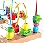 [US CPSC Certified] BATTOP Wooden Bead Roller Coaster First Bead Maze for Kids