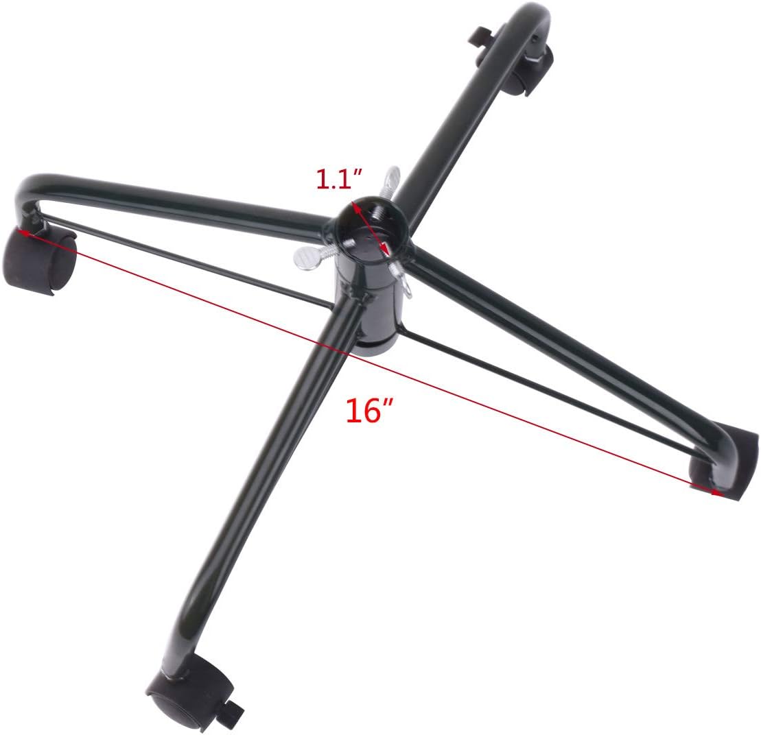 Tree Stands - Vencer Folding Tree Stand with Rolling Wheels for Artificial Trees