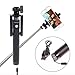 The Memory Journalists MJ Selfie Pro Extendable Pole Monopod Bluetooth Remote Shutter Selfie Stick for iPhone 5/5s/5c/6/6 Plus and Android Phones