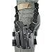 BLACKHAWK Serpa Level 3 Light Bearing Tactical Holster for Xiphos NT Light, Black/Size 00, Right Hand (Glock 17/19/22/23/31/32)