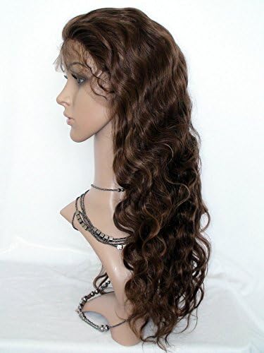 SINA Lace Front Wig 16 inch Soft Virgin Brazilian Front Lace Wig #4/27 Human Hair Wig with Bleach Knots Wig Body Wave Lace Front Wig