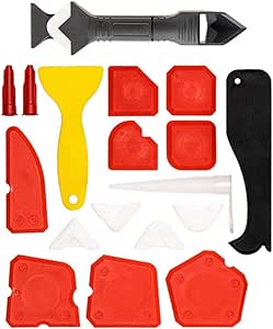 Sellador De Calafateo Kit De Herramientas, 18 En 1 Sellador De Silicona
