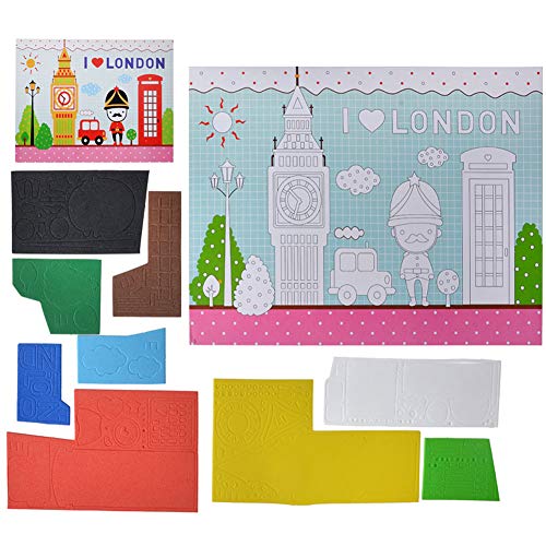 16 pcs 3D EVA Foam Sticker Puzzle Game DIY Cartoon Building Learning Education Toys Mosaic Sticker Art Kits for Kids - Thumbnail 6