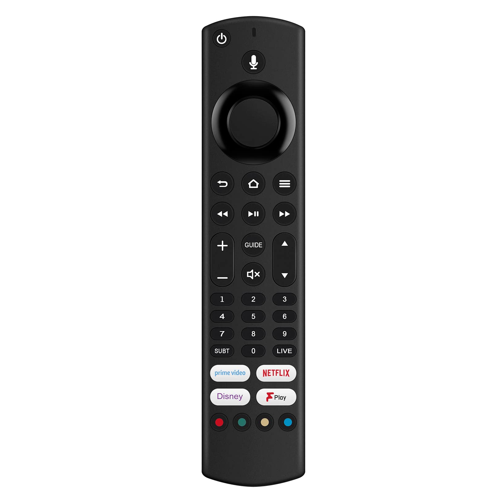 VINABTY 3IN1 RM-C3255 F4320AFR F4020AFR Voice Remote Control Replaced Fit For Ferguson TV F3220FR F4320AFR with PRIME-VIDEO NETFLIX DISNEY+ FREEVIEW-PLAY key buttons