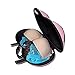 Travel Bra Organizer Lingerie Bag - For Bra Sizes D, DD, DDD - Womens Underwear Organizer Pouch For Large Cup Bras - Organize & Protect Bras When Traveling - EVA Bra Travel Case - Katie Pink