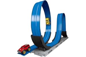 Fulercni Slot Car Race Track Set-7.5FT,Vehicle Set Toys for Kids,Anti-Gravity Rail Car,Gift Toys for Children 3,4,5,6,7,8 Years Old (088-3)