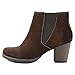 Clarks Pause Camelia Women Round Toe Suede Brown Ankle Boot