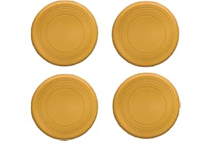 Cool Runners 4 Pack of Silicone Rubber 7'' Dog Agility Targets, Yellow